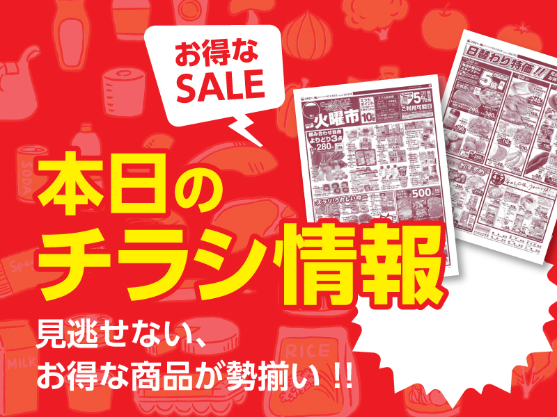 本日のチラシ情報